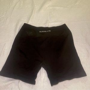 Alphalete Black Compression Gym Shorts